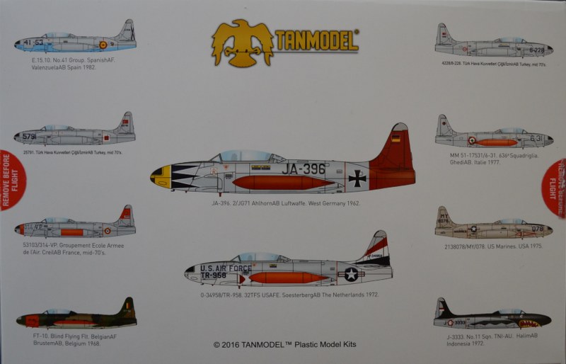 Lockheed T33 Tanmodel Limited Edition