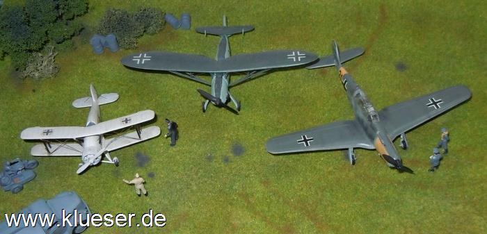 Bücker Bü133 Jungmeister, Arado Ar96B-5, Focke-Wulf Fw56