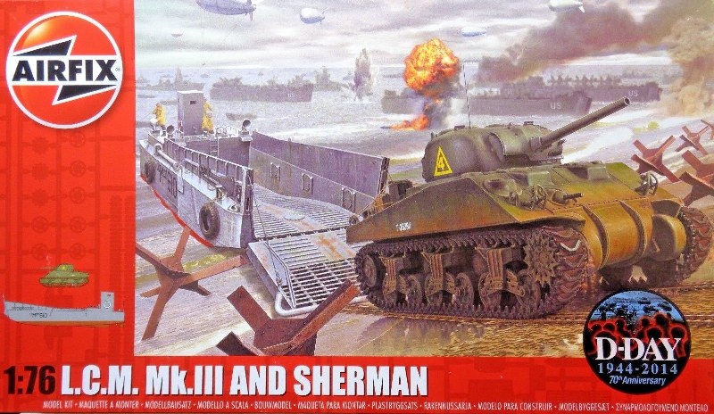 LCM Mk. III plus Sherman M4A2