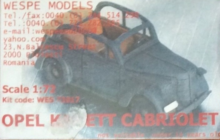 Opel Kadett mod.1939 (cabrio)