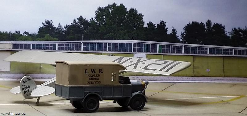 Thorneycroft 1,5 ton Parcel Van, Ryan Spirit of St.Louis Lindbergh